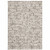 10' X 13' Ivory Grey Charcoal Brown And Beige Abstract Power Loom Stain Resistant Area Rug
