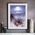 The Seashore White Framed Print Wall Art