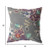 18" Orange Red Garden Decorative Suede Throw Pillow