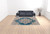 9' X 12' Blue Rust And Beige Medallion Area Rug