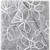 Set of Two 96" Silver Floral Embroidered Window Panels