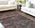 6' X 8' Gray and Beige Oriental Non Skid Area Rug