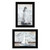 Set Of Two Lighthouse Sailboat 2 Black Framed Print Wall Art