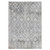 10' Gray And Ivory Geometric Shag Runner Rug Polypropylene Home Accent