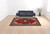 10' X 13' Red and Black Oriental Power Loom Area Rug Genuine Wool