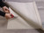 5' x 7' Ivory Striped Weave Non Slip Rug Pad Polyvinyl Chloride