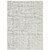 7' X 10' Gray and White Abstract Power Loom Area Rug