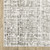 7' X 10' Gray and White Abstract Power Loom Area Rug