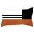 Brown and Black Geometric Lumbar Throw Pillow