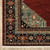 12' Red And Ivory Genuine Wool Oriental Runner Rug With Fringe