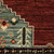 12' Red And Ivory Genuine Wool Oriental Runner Rug With Fringe