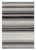 6' X 9' Beige And Brown Striped Area Rug