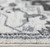 10' Gray And Dark Gray Medallion Runner Rug