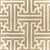 8' X 11' Gold And Ivory Geometric Area Rug