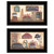 Set Of Two Bath 4 Black Framed Print Bathroom Wall Art
