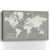 24" Minimalist World Map Canvas Wall Art