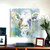Watercolor Cow Unframed Print Wall Art Polyester