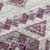 6' Ivory Blue and Orange Geometric Power Loom Round Rug