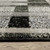 7' X 10' Gray and Black Geometric Power Loom Area Rug