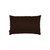 Set Of Two 12" X 20" Brown Zippered Polyester Lumbar Pillow Cover