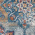 4' X 6' Blue Red and Orange Medallion Power Loom Area Rug