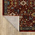 8' X 11' Red Yellow And Black Oriental Area Rug With Fringe