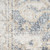 7' X 9' Gray Oriental Power Loom Washable Area Rug