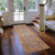 7' Teal And Orange Medallion Distressed Runner Rug