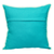Blue Solid Flange Edged Modern Down Throw Pillow - 808230114302