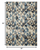3' X 5' Beige Blue And Gray Geometric Area Rug