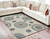 5' X 8' Ivory and Gray Geometric Area Rug