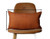 Solid Brown Faux Leather Lumbar Throw Pillow