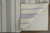 2' X 3' Blue Ivory And Tan Striped Dhurrie Hand Woven Stain Resistant Area Rug