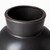 11" Black Abstract Cylinder Ceramic Table Vase