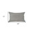White Solid Lumbar Throw Pillow