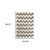2' X 3' Grey And Ivory Geometric Shag Power Loom Stain Resistant Area Rug Polypropylene