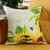 Autumn Vibes Sunflower Throw Pillow