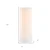 8" White Flameless Designer Candle