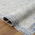5' X 7' Gray Abstract Washable Non Skid Area Rug