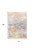 10' Gray And Yellow Abstract Runner Rug