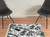 2' X 3' Gray Abstract Power Loom Area Rug