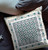 20" X 20" White And Green Floral Blown Seam Suede Throw Pillow