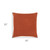 22" Orange Striped Cotton Throw Pillow
