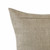 20" X 20" Beige And Brown Linen Striped Zippered Pillow