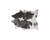 5' X 7' Black and White Cowhide Hand Knotted Area Rug