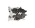5' X 7' Black and White Cowhide Hand Knotted Area Rug
