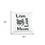 Black and White Live Love Meow Throw Pillow