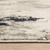 5' X 7' Gray and Black Abstract Power Loom Area Rug