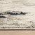 5' X 7' Gray and Black Abstract Power Loom Area Rug