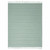 Green Woven Cotton Striped Throw Blanket
